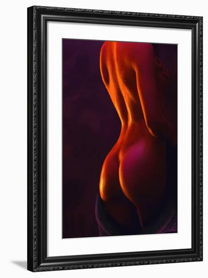 Naked Back-Richard Desmarais-Framed Art Print