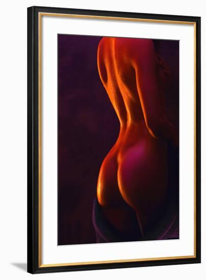 Naked Back-Richard Desmarais-Framed Art Print