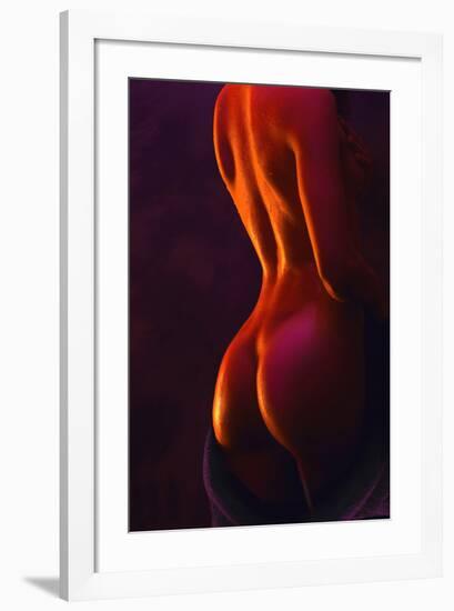 Naked Back-Richard Desmarais-Framed Art Print