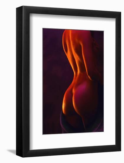 Naked Back-Richard Desmarais-Framed Art Print