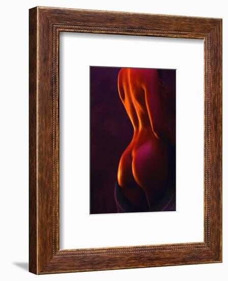 Naked Back-Richard Desmarais-Framed Art Print