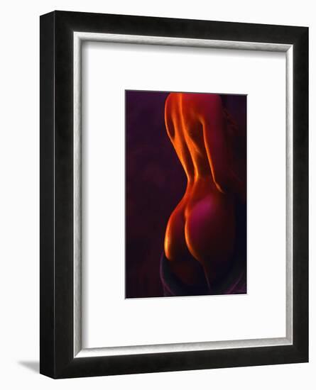 Naked Back-Richard Desmarais-Framed Art Print