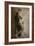 Naked female model, profile, 1886-Vilhelm Hammershoi-Framed Giclee Print