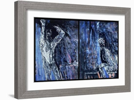 Naked Man and Naked Woman, 1990-Stephen Finer-Framed Giclee Print