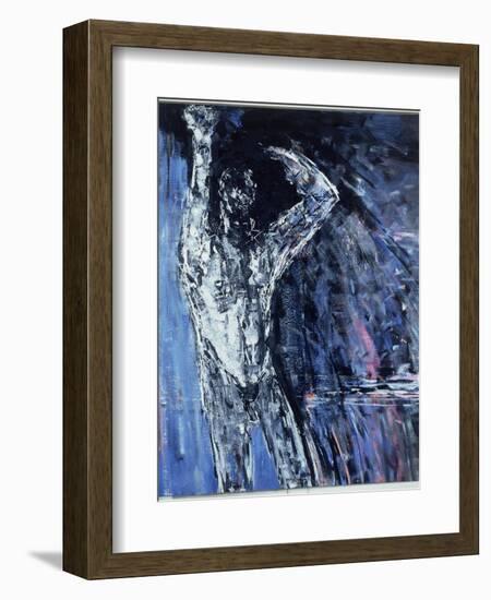 Naked Man, Left Hand Panel of a Diptych, 1990-Stephen Finer-Framed Giclee Print