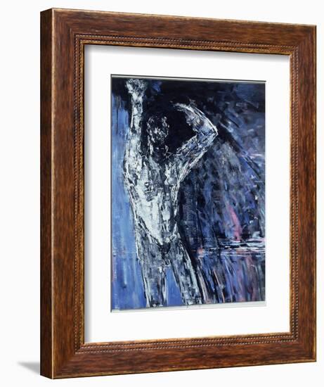 Naked Man, Left Hand Panel of a Diptych, 1990-Stephen Finer-Framed Giclee Print