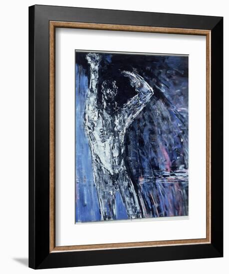 Naked Man, Left Hand Panel of a Diptych, 1990-Stephen Finer-Framed Giclee Print