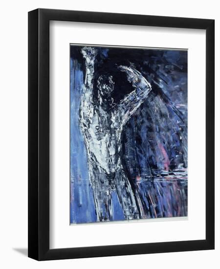 Naked Man, Left Hand Panel of a Diptych, 1990-Stephen Finer-Framed Giclee Print