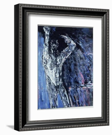 Naked Man, Left Hand Panel of a Diptych, 1990-Stephen Finer-Framed Giclee Print