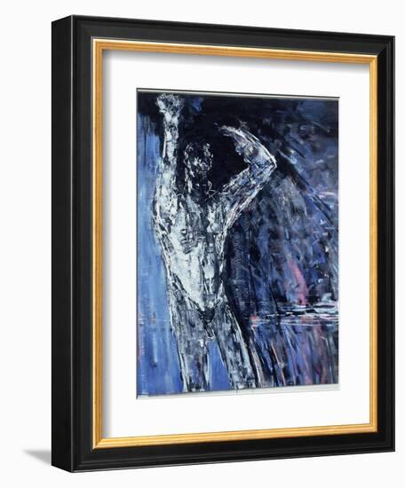 Naked Man, Left Hand Panel of a Diptych, 1990-Stephen Finer-Framed Giclee Print