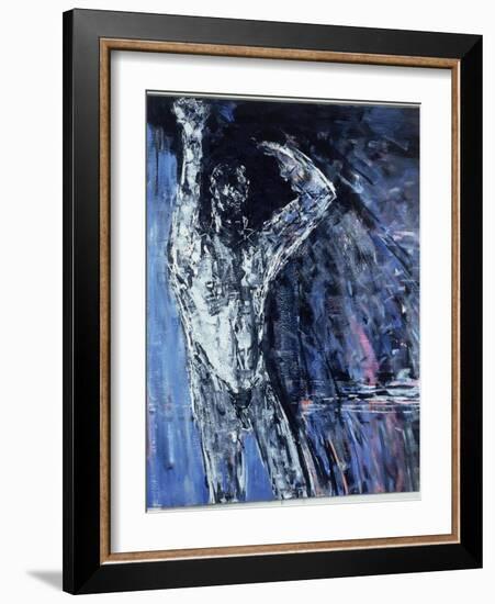 Naked Man, Left Hand Panel of a Diptych, 1990-Stephen Finer-Framed Giclee Print