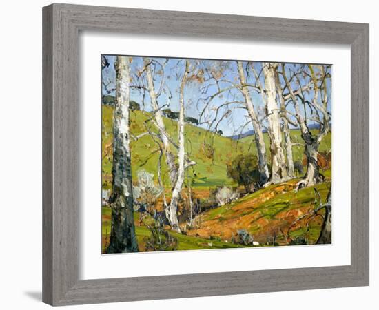 Naked Trees-William Wendt-Framed Art Print