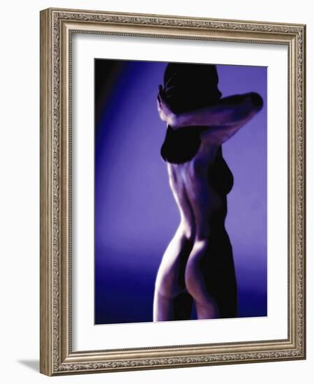 Naked Woman, Computer Artwork-Christian Darkin-Framed Photographic Print