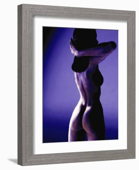 Naked Woman, Computer Artwork-Christian Darkin-Framed Photographic Print