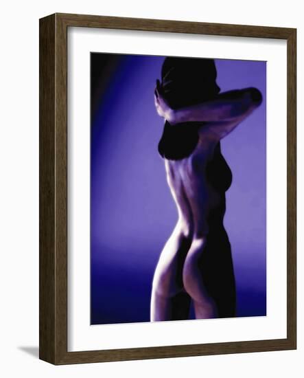 Naked Woman, Computer Artwork-Christian Darkin-Framed Photographic Print