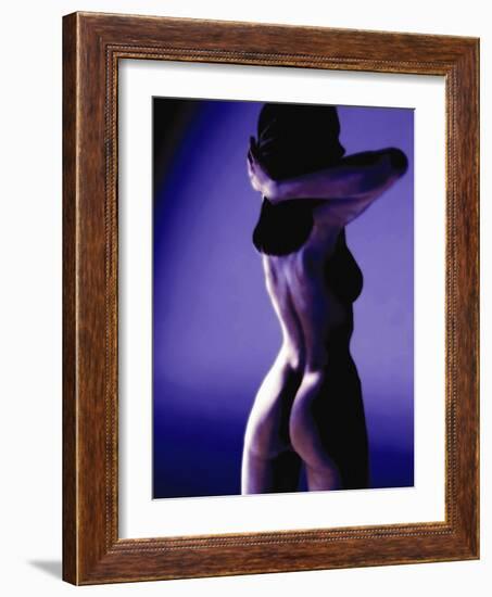 Naked Woman, Computer Artwork-Christian Darkin-Framed Photographic Print