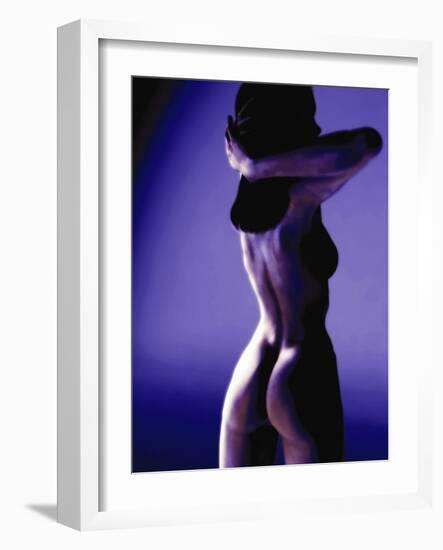 Naked Woman, Computer Artwork-Christian Darkin-Framed Photographic Print