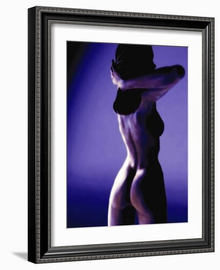 Naked Woman, Computer Artwork-Christian Darkin-Framed Photographic Print