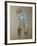 Naked Woman Putting a Stocking On-Henri de Toulouse-Lautrec-Framed Art Print