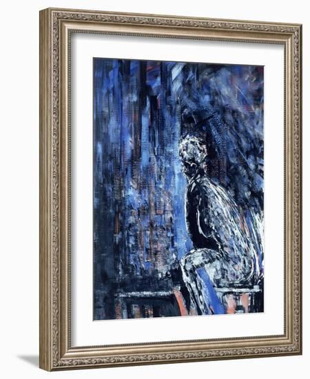 Naked Woman, Right Hand Panel of a Diptych, 1990-Stephen Finer-Framed Giclee Print