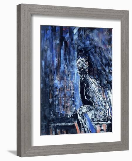 Naked Woman, Right Hand Panel of a Diptych, 1990-Stephen Finer-Framed Giclee Print