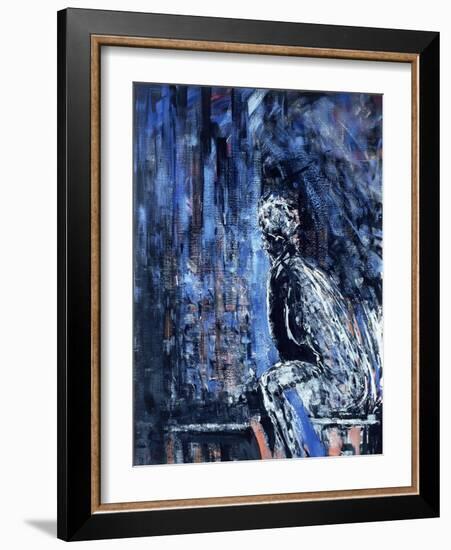 Naked Woman, Right Hand Panel of a Diptych, 1990-Stephen Finer-Framed Giclee Print