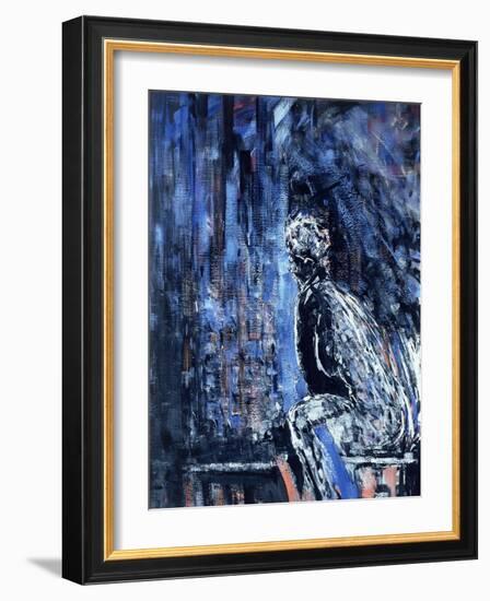 Naked Woman, Right Hand Panel of a Diptych, 1990-Stephen Finer-Framed Giclee Print