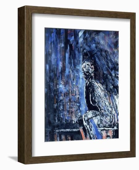 Naked Woman, Right Hand Panel of a Diptych, 1990-Stephen Finer-Framed Giclee Print