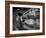 Naked woman swimming in swimming pool-Panoramic Images-Framed Photographic Print