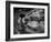 Naked woman swimming in swimming pool-Panoramic Images-Framed Photographic Print