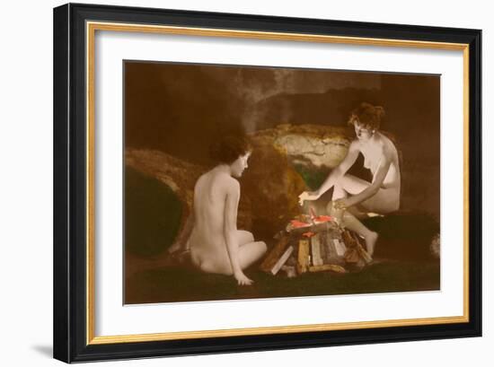 Naked Women by Campfire-null-Framed Art Print