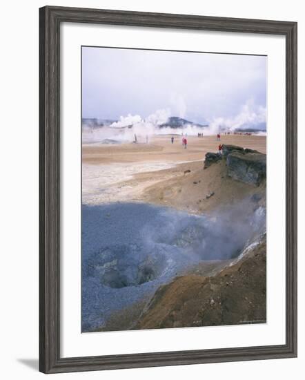 Namafjall Geothermal Area, North East, Iceland, Polar Regions-Geoff Renner-Framed Photographic Print