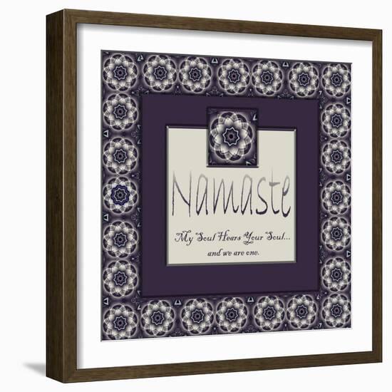 Namaste-Fractalicious-Framed Giclee Print