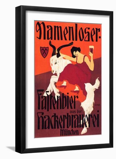 Namenloser Fastenbier-Odo Ludwig Naegele-Framed Art Print