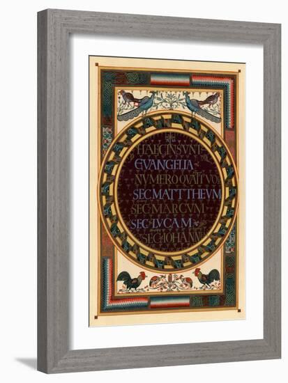 Names of the Four Evangelists, C800 Ad-null-Framed Giclee Print
