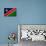 Namibia Flag Design with Wood Patterning - Flags of the World Series-Philippe Hugonnard-Art Print displayed on a wall