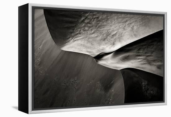 Namibia, Namib Desert. Aerial View of Sand Dunes-Bill Young-Framed Premier Image Canvas