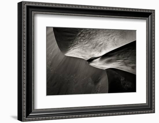 Namibia, Namib Desert. Aerial View of Sand Dunes-Bill Young-Framed Photographic Print