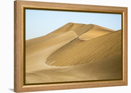 Namibia, Namib Desert. Pinwheel Pattern on Sand Dunes-Wendy Kaveney-Framed Premier Image Canvas