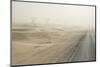 Namibia, Namib Desert, Walvis Bay. Desert Road in a Sandstorm-Wendy Kaveney-Mounted Photographic Print