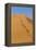 Namibia, Namib-Naukluft National Park, Sossusvlei. Tourists climbing Dune 45.-Ellen Goff-Framed Premier Image Canvas