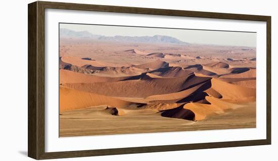 Namibia, Namib-Naukluft Park. Aerial of desert landscape.-Jaynes Gallery-Framed Photographic Print