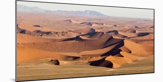 Namibia, Namib-Naukluft Park. Aerial of desert landscape.-Jaynes Gallery-Mounted Photographic Print