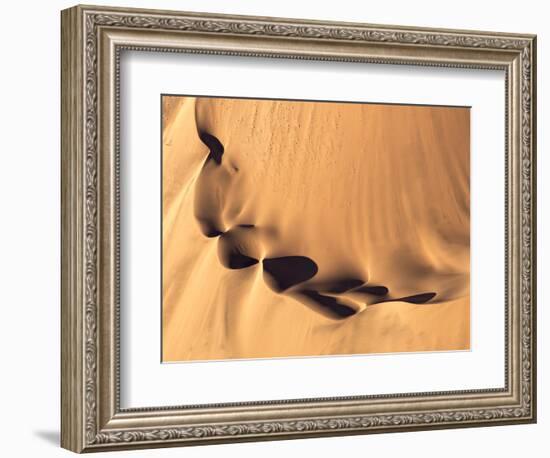 Namibia, Namib-Naukluft Park. Aerial of desert landscape.-Jaynes Gallery-Framed Photographic Print