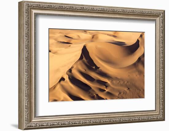 Namibia, Namib-Naukluft Park. Aerial of desert landscape.-Jaynes Gallery-Framed Photographic Print