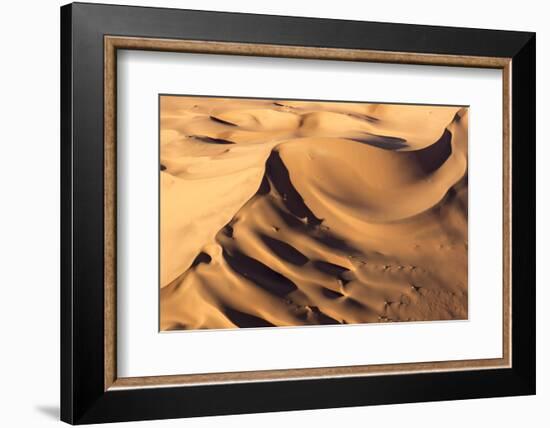 Namibia, Namib-Naukluft Park. Aerial of desert landscape.-Jaynes Gallery-Framed Photographic Print