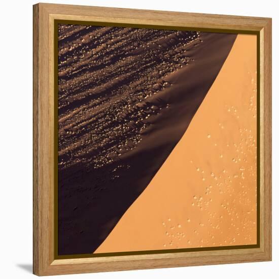 Namibia, Namib-Naukluft Park. Aerial of sand dune.-Jaynes Gallery-Framed Premier Image Canvas