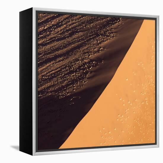 Namibia, Namib-Naukluft Park. Aerial of sand dune.-Jaynes Gallery-Framed Premier Image Canvas