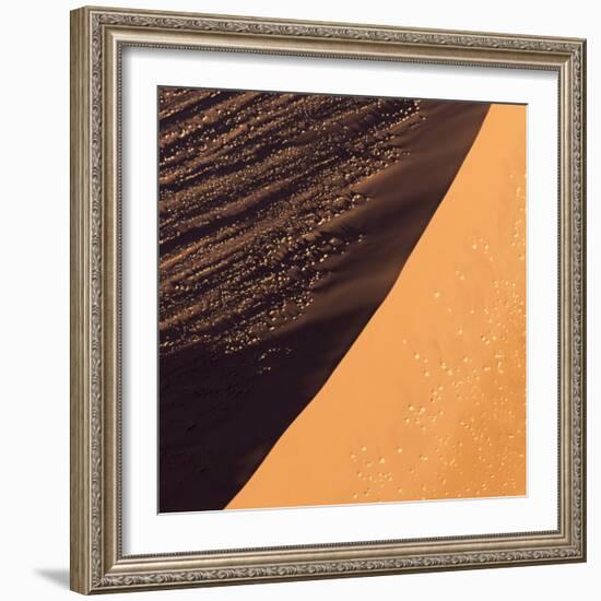 Namibia, Namib-Naukluft Park. Aerial of sand dune.-Jaynes Gallery-Framed Photographic Print