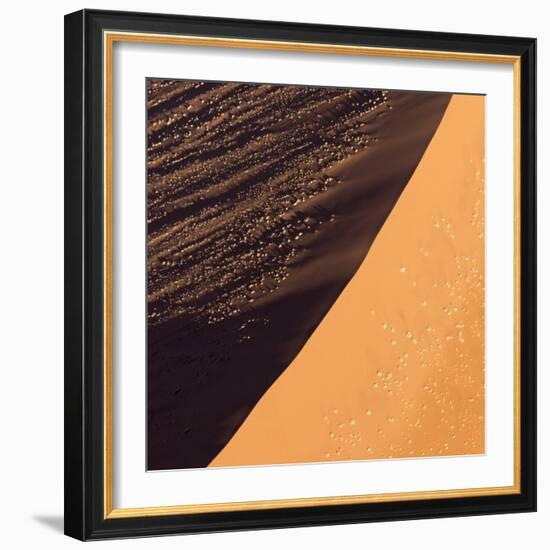 Namibia, Namib-Naukluft Park. Aerial of sand dune.-Jaynes Gallery-Framed Photographic Print